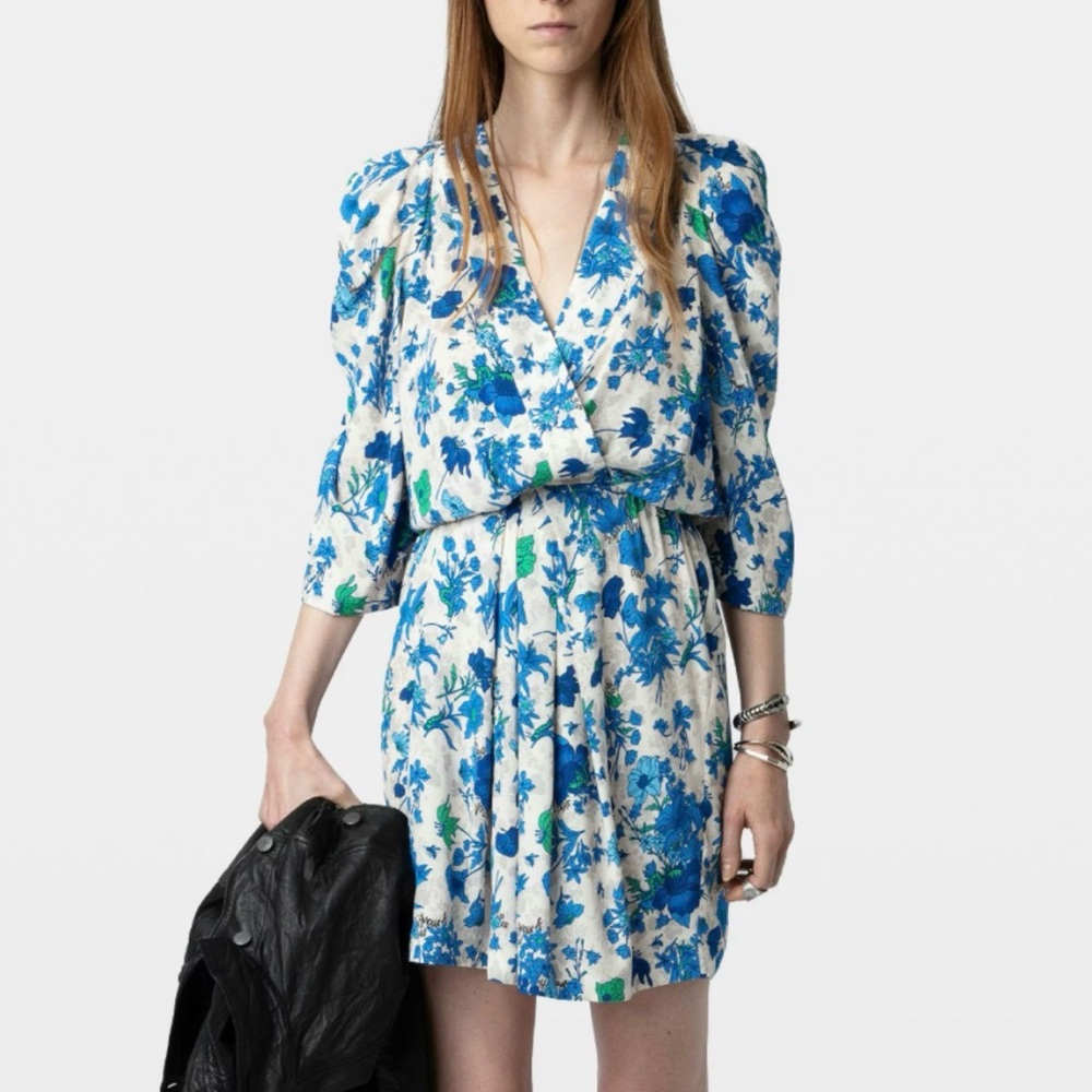 Zadig & Voltaire Ruz Crepe Garden Flowers Dress